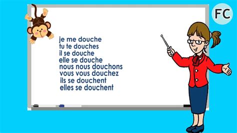 je vais me doucher|doucher french verb.